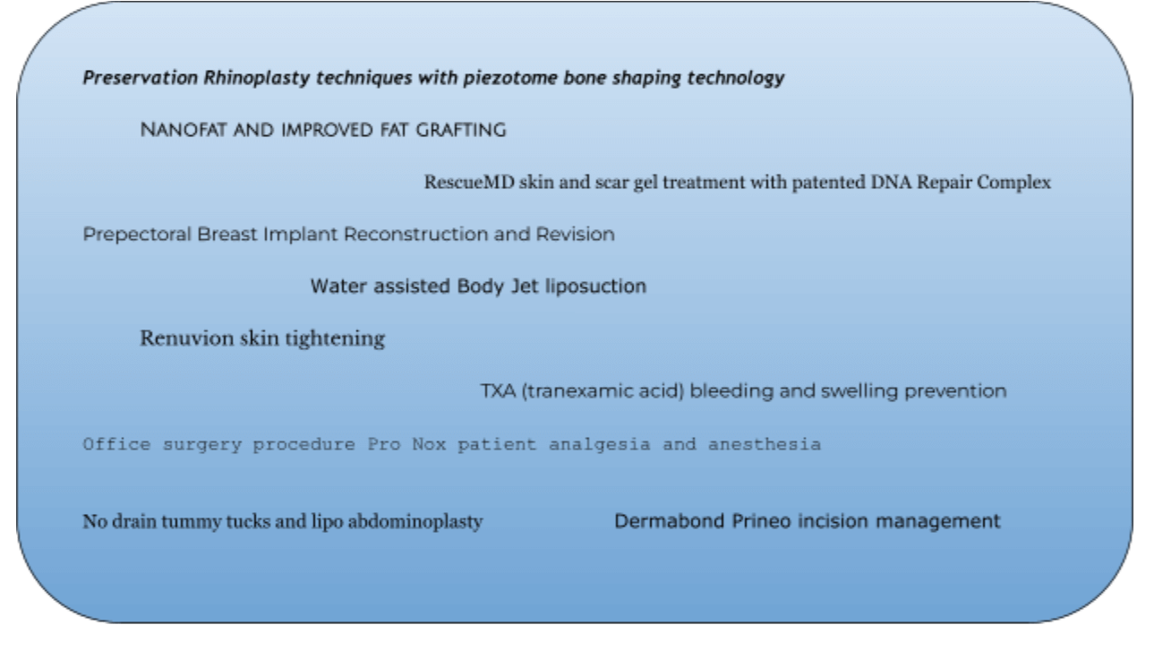 Plastic Surgery Best advances